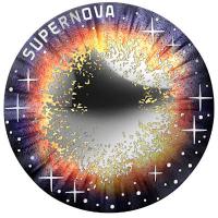 sterreich 20 Euro Schnheit des Universums: Supernova(1.) 2024 Silber PP Color