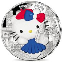 Frankreich 10 EUR Hello Kitty Paris 50. Jubilum 2024 Silber PP
