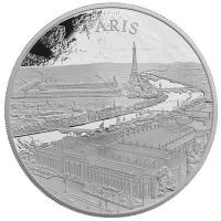 Grobritannien 10 GBP City Views (3.) Paris 2024 5 Oz Silber PP