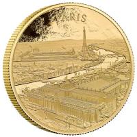 Grobritannien 200 GBP City Views (3.) Paris 2024 2 Oz Gold PP