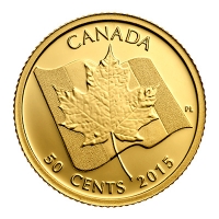 Kanada - 0.5 CAD Maple Leaf 2015 - 1/25 Oz Gold PP