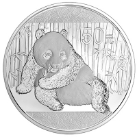 China - 50 Yuan Panda 2015 - 5 Oz Silber PP