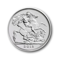 Grobritannien - 20 GBP St. Georg 2013 - Silbermnze