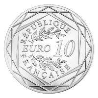 Frankreich - 10 EUR Gallischer Hahn 2014 - Silbermnze