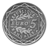Frankreich - 5 EUR Fraternite 2013 - Silbermnze