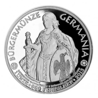 Deutschland - Brgermnze Germania - 1 Oz Silber