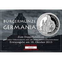 Deutschland - Brgermnze Germania - 1 Oz Silber