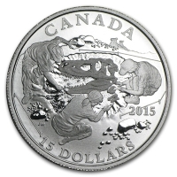 Kanada - 15 CAD Exploring Canada Scientific Exploration 2015 - Silbermnze
