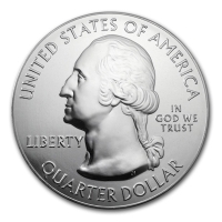 USA - 0,25 USD Homestead National Park 2015 - 5 Oz Silber